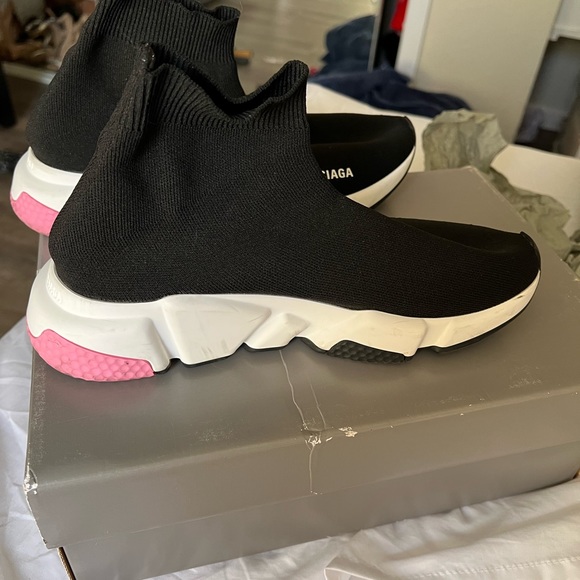 Balenciaga speed sock shoe/pink size 8 - Picture 6 of 7
